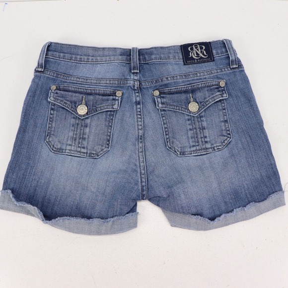 Rock And Republic Jean Shorts Woman's Size 8 - Picture 3 of 9